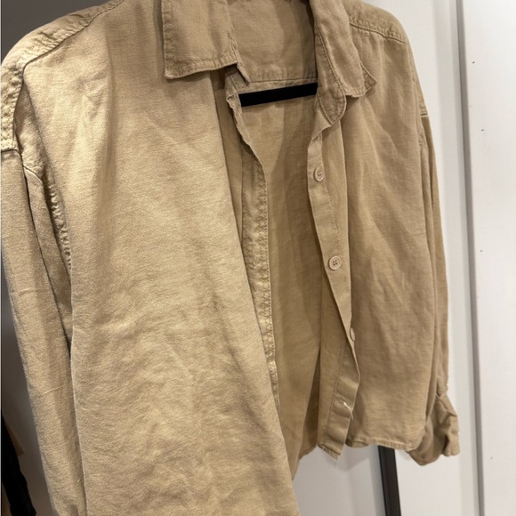 Zara Light Tan Casual Shirt - Picture 2 of 4